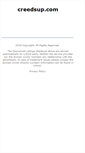 Mobile Screenshot of creedsup.com